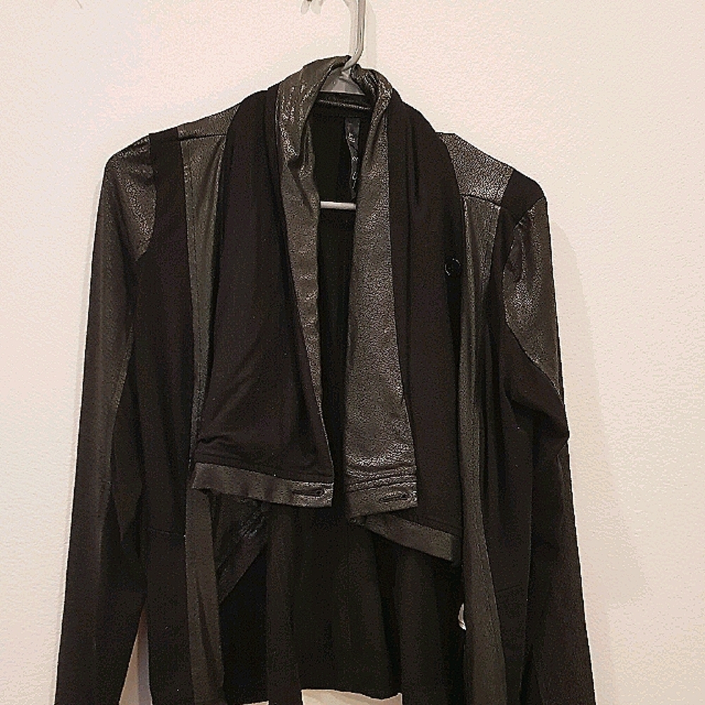 Jessica Simpson faux leather blend jacket